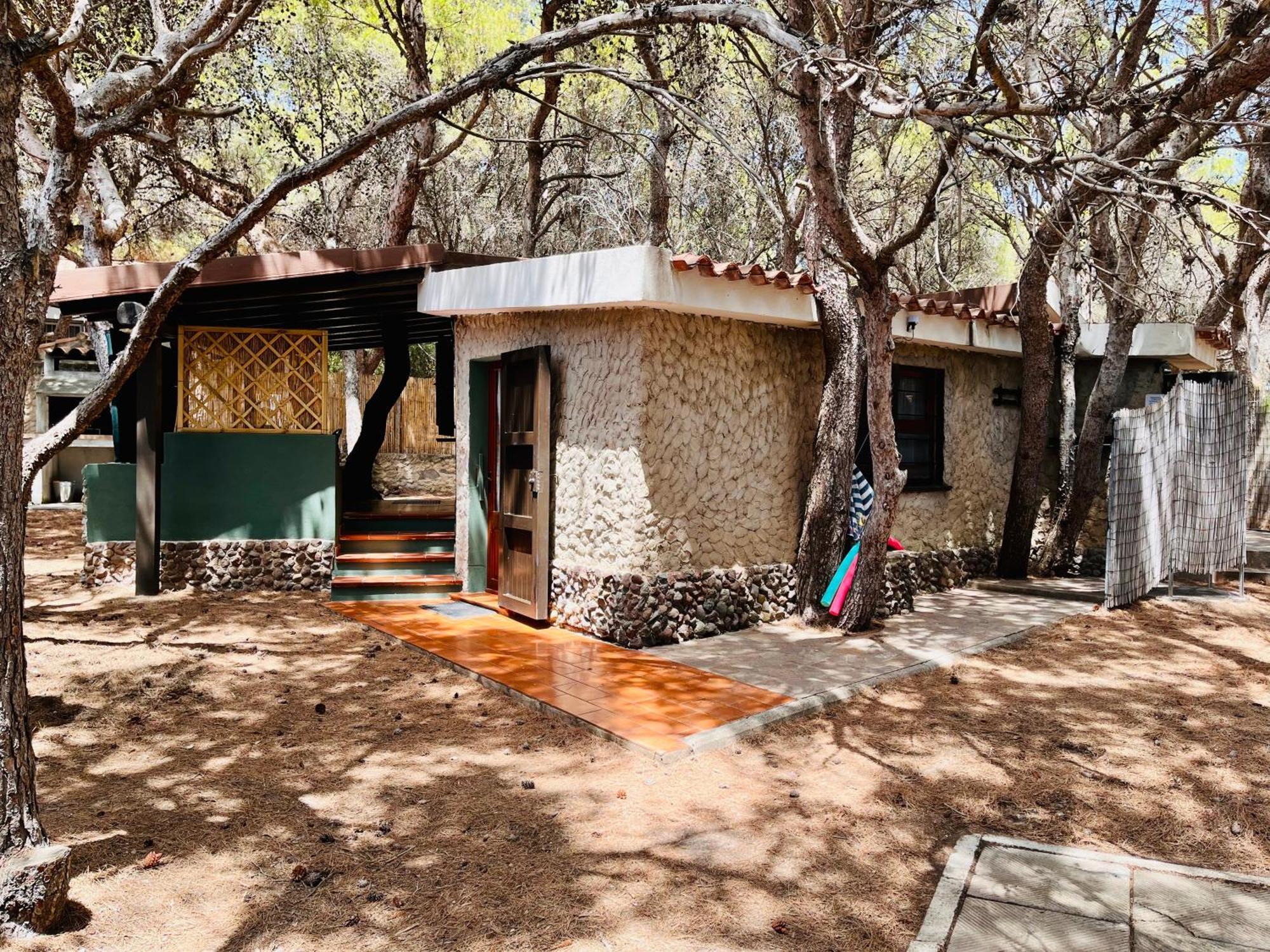 Rustico Porto Pino 30 Mt Dalla Spiaggia Exterior foto