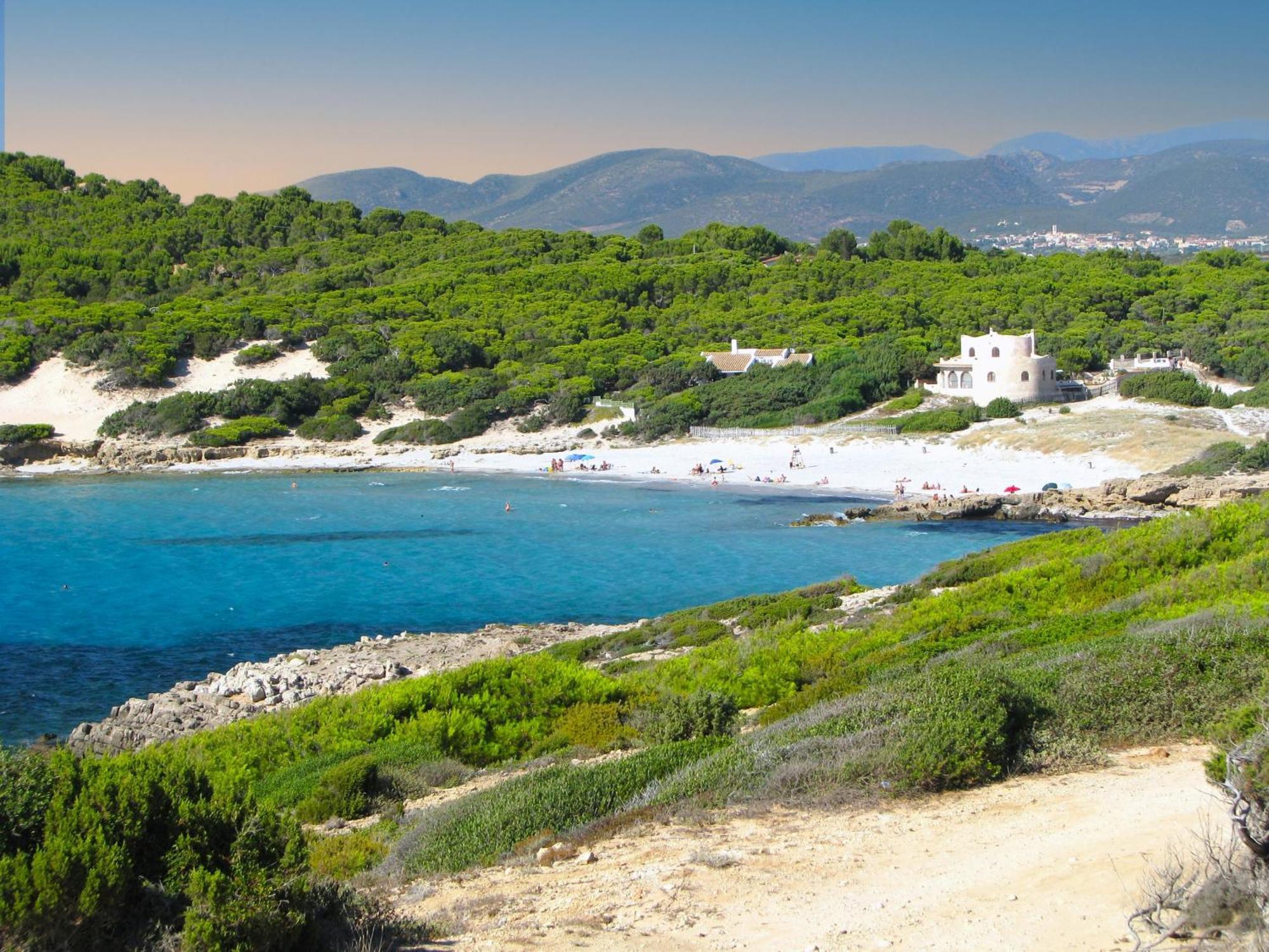 Rustico Porto Pino 30 Mt Dalla Spiaggia Exterior foto